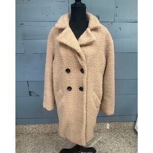CY Fashion Teddy Coat Camel Medium